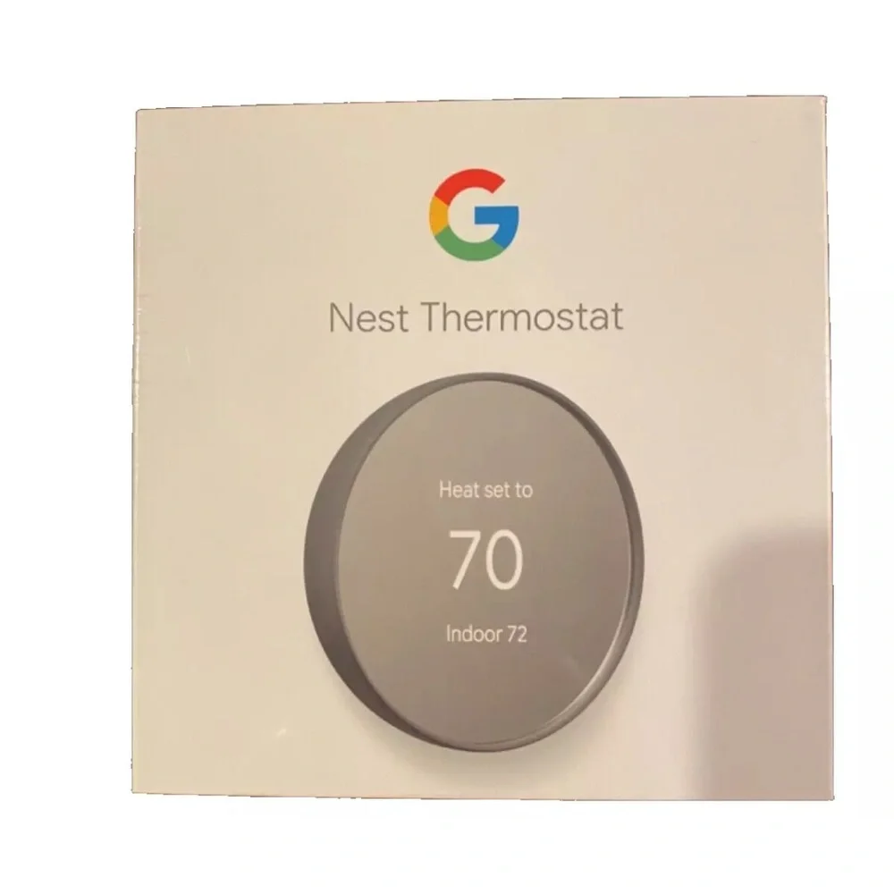 Google Nest Thermostat Charcoal Gray Model G4CVZ Wifi Brand New Factory Sealed